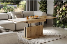 Ława rozkładana podnoszona SOLARIS 110(170)x65 dąb wotan