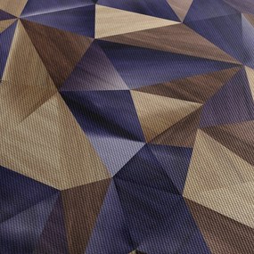 Obraz - 3D drewniane trójkąty (170x50 cm)