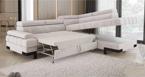 Narożnik SELVA L z funkcją spania i pojemnikiem SALVADOR 01 WERSAL