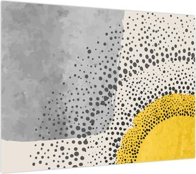 Obraz na szkle - Abstrakcyjny Obraz na szkle plaży N⁰3 (70x50 cm)