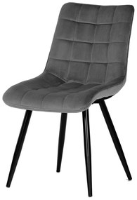 Zestaw krzeseł do jadalni CT-384 GREY4, 4 szt.