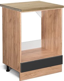 Szafka kuchenna antracyt wysoki połysk 60x60x81.6 r-line