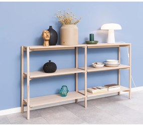Regał w dekorze dębu w naturalnym kolorze 169x88x30 cm Braidwood – Actona