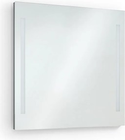 Kinkiet ?azienkowy AFRODITA, nowoczesny i uniwersalny styl - d?. 80 cm - 2x 10W LED SMD - 600 lm i 4K - 180° stopni - IP44 - aluminium i szk?o - chrom