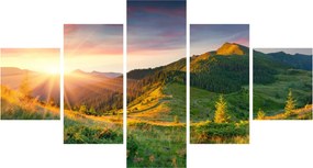 Obraz - Letni krajobraz (125x70 cm)