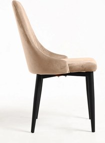 Zestaw 4 Krzese Kan Aksamitne