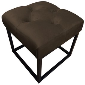 Pufa CHESTERFIELD LOFT ławka podnóżek metal MG05