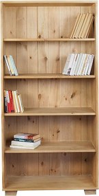 Regał Natural wood I z drewna litego, kolor dębowy