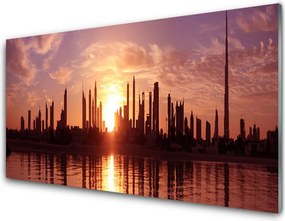 Panel Kuchenny Panorama Nocnego Miasta