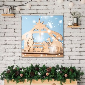 Obraz Canvas Stajenka Święta Zima