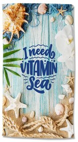 Aksamitny ręcznik plażowy 100x180 cm Vitamin Sea – Good Morning