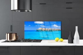 Panel Szklany do Kuchni Willa Nad Brzegiem Morza