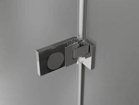 Mexen Lunar-F drzwi prysznicowe składane lewe 65 cm, transparent, chrom - 836-065-000-01-00-L
