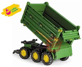 Rolly toys przyczepa wywrotka rolly multi john deere 3 osiowa