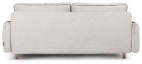 Beżowa sztruksowa rozkładana sofa 218 cm Tori – Bonami Selection