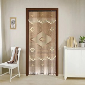 Bambusowa zasłona na drzwi w naturalnym kolorze 90x200 cm Rhombus – Maximex