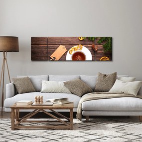 Obraz - kubek z dekoracjami (170x50 cm)