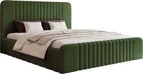 Łóżko tapicerowane NORAN SLIM z pojemnikiem na pościel