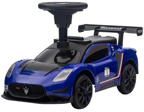 AIYAPLAY Samochodzik bez pedałów, Licencjonowane pojazd, interaktywne trąbki i przyciski muzyczne, Plastik i Stal, Niebieski, 65 x 29 x 37 cm