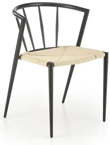 Krzesło sznurkowe w stylu boho L6-B79