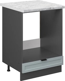 Szafka kuchenna jasnoniebiesko-szary 60x60x82 fame-line