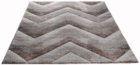 Dywan Diamond New jodełka szaro-beżowy 160 cm x 220 cm