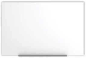 Bezramowa biała tablica do pisania, magnetyczna, 1150 x 750 mm