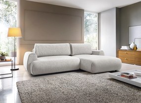 Masseno Narożnik ZEST z funkcją spania i pojemnikiem na pościel Narozniki L, Rozkładana sofa - Szary, PUENTE 80