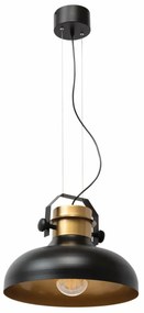 Lampa wisząca STEALLE czarna/złota ELTAP