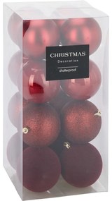 Zestaw 16 bombek choinkowych Ø 8 cm
