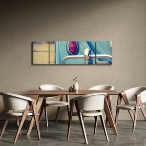 Obraz turkusowego weterana (170x50 cm)