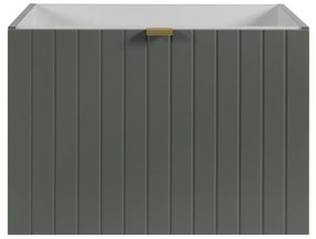 Szafka pod umywalkę HARMO 60 cm szaro-zielony półmat KROFAM