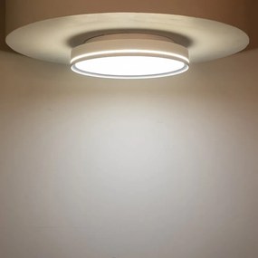 Biała lampa sufitowa SULION Orion, ø 40 cm