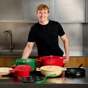 Patelnia z pokrywką żeliwna ø 26 cm tegame Mattia 3.0 – FABINI