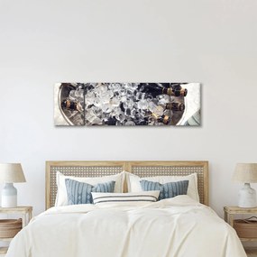 Obraz - szampan w lodzie (170x50 cm)