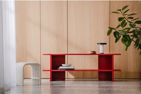 Czerwony metalowy regał 160x57x37 cm Hes – noo.ma