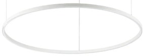 Ideal Lux - LED Żyrandol na lince ORACLE SLIM LED/53W/230V 2700K śr. 90 cm biały