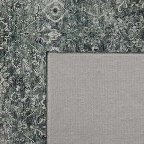 Dywan vintage INKA Oriental z Efektem Postarzenia Zielony 160 cm x 230 cm