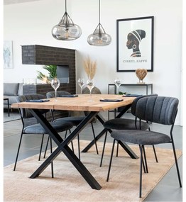 Stół z blatem z litego dębu House Nordic Toulon, 140x95 cm