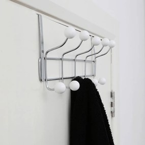 Metalowy wieszak na drzwi w kolorze srebra 40,5 cm Jaxen – Premier Housewares