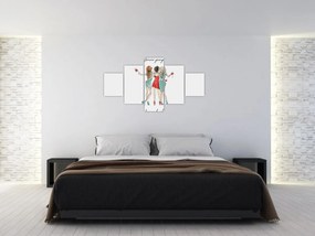 Obraz - Wiecznie młody, wiecznie pijany (125x70 cm)