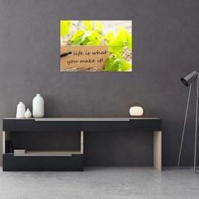 Obraz - Cytat (70x50 cm)