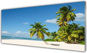 Panel Szklany Tropikalna Panorama Plaży