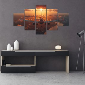 Obraz - Samolot transportowy (125x70 cm)