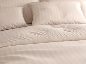 PrzytulneMieszkanie.pl PrzytulneMieszkanie.pl Pościel hotelowa z mikrofibry JASMINE szampański - pasek 2 cm, hotelowa zakładka Rozmiar pościeli: 70 x 90 cm | 140 x 200 cm