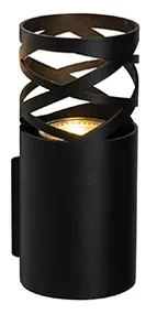 Designerski Kinkiet / Lampa scienna czarny GU10 50mm - ArreDesignerski Oswietlenie wewnetrzne