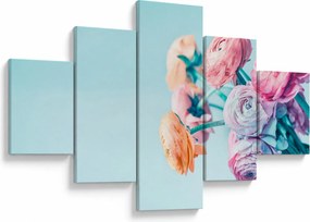 Obraz - Kwiaty w wazonie (125x70 cm)