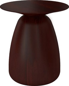 Stolik drewniany różne kolory Kayani Baobab 34, śr. 32,5 cm, palisander