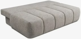 Sofa z Funkcją Spania SARIA Jasnoszara Szenil Nowoczesna