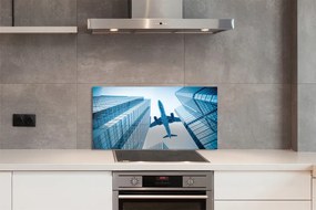 Panel nad Blat Kuchenny Samolot nad Budynkami